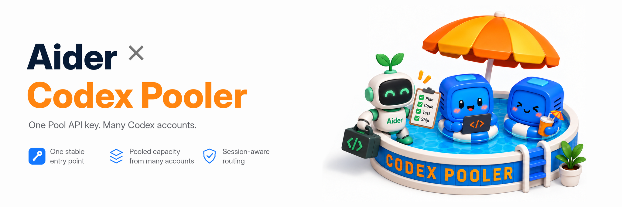 Codex Pooler Aider integration